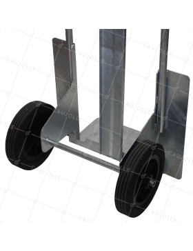 Hand truck OF INDESTRUCTIBLE DOLLY LOAD 300 KG AND Wheel SOLID 250 MM