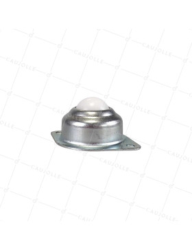 ROULETTE BILLE DE MANUTENTION EN NYLON A PLATINE CHARGE 60KG