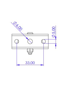 ROULETTE DE GUIDAGE LINEAIRE INSENSIBLE A LA CORROSION DIAMETRE 30 MM CHARGE 100 KG - S86 30 INOX 304