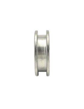 ROUE DE PORTAIL À GORGE CARRÉE DIAMÈTRE 70 MM POUR RAIL CARRÉ DE 12 MM CHARGE 600 KG AXE 14 MM - GAGC70