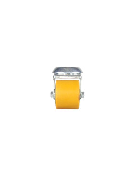 ROULETTE EXTRA-BASSE FIXATION À OEIL FORTE CHARGE DIAMÈTRE 50 MM HAUTEUR 72 MM CHARGE 150 KG - SURB 50 O