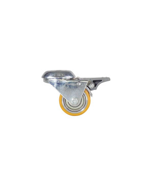Castor EXTRA-LOW FIXING WITH EYE FOR HIGH LOAD BRAKE DIAMETER 50 MM HEIGHT 72 MM LOAD 150 KG - SURB 50 OAF