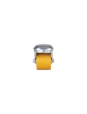 ROULETTE EXTRA-BASSE FIXATION À OEIL À FREIN FORTE CHARGE DIAMÈTRE 50 MM HAUTEUR 72 MM CHARGE 150 KG - SURB 50 OAF
