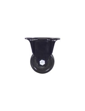 Castor FIXED BLACK POLYURETHANE WHEEL DIAMETER 50 MM LOAD 40KG - S7PU 50 BLACK