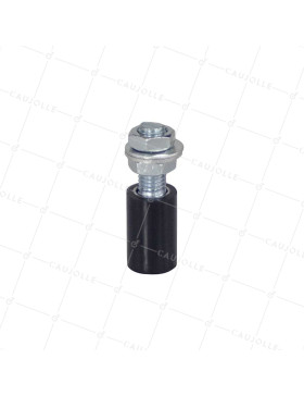 OLIVE DE GUIDAGE ANTI RAYURES EN POLYURETHANE DIAMETRE 26 MM LONGUEUR 40 MM POUR PORTAIL COULISSANT