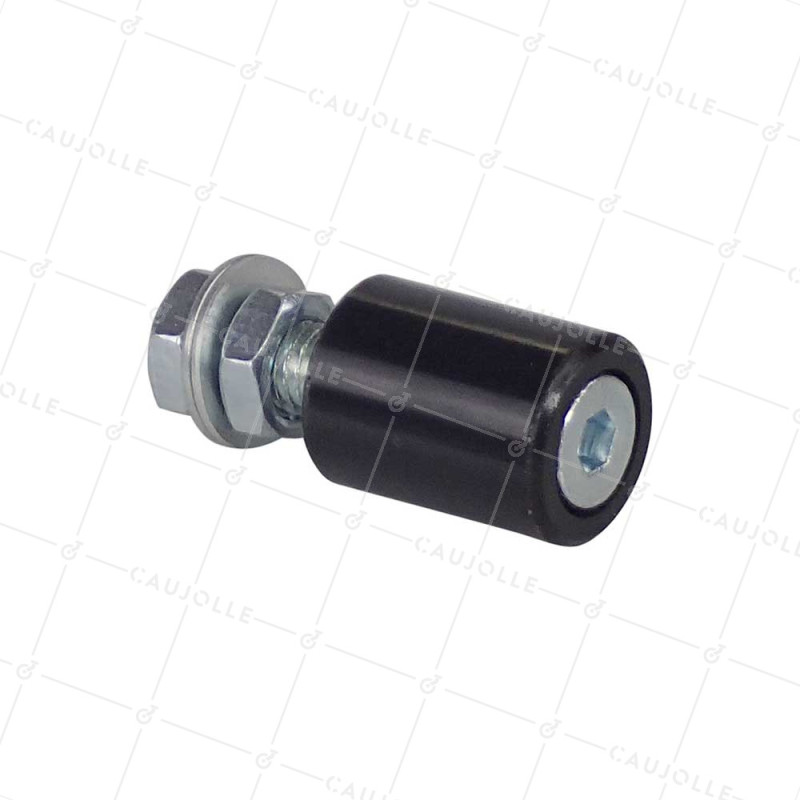 OLIVE DE GUIDAGE ANTI RAYURES EN POLYURETHANE DIAMETRE 30 MM LONGUEUR 40 MM POUR PORTAIL COULISSANT