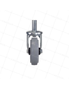 Castor A Smooth rod OF 22 MM NON-STAINING FOR TUBULAR SCAFFOLDING - S06NS 125GRIS T STEEL 22X50