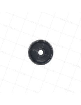 ROUE POLYAMIDE NYLON NOIR DIAMÈTRE 50 MM CHARGE 100KG AXE 9 MM - 450 50/20 LM28 L9 NOIR