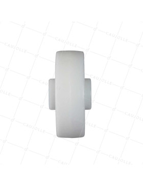 ROUE NYLON DIAMÈTRE 125 MM CHARGE 300 KG AXE 20 MM ROULEAUX - S2450 125/40 LM60 RR20