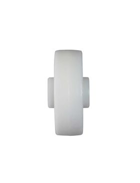 ROUE NYLON DIAMÈTRE 125 MM CHARGE 300 KG AXE 20 MM ROULEAUX - S2450 125/40 LM60 RR20