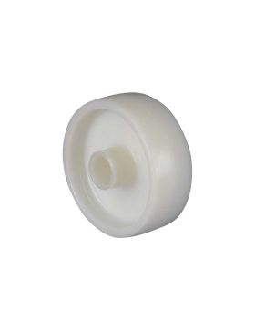 ROUE NYLON DIAMÈTRE 100 MM CHARGE 100 KG AXE LISSE DE 20 MM - S2450 100/37 LM46 L20