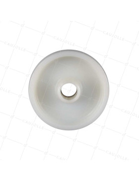 ROUE NYLON DIAMÈTRE 100 MM CHARGE 100 KG AXE LISSE DE 20 MM - S2450 100/37 LM46 L20