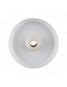 ROUE POLYPROPYLENE DIAMÈTRE 200 MM CHARGE 200 KG AXE 25 MM LISSE - S2450 200/49 LM60 L25