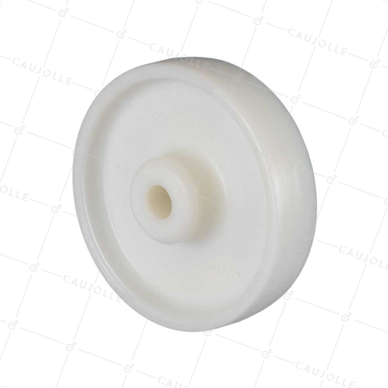 Wheel NYLON DIAMETER 160 MM LOAD 420 KG AXLE 20 MM - S2450 160/40 LM57 L20
