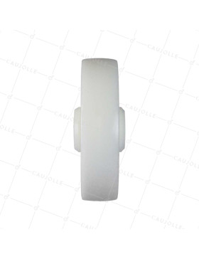 ROUE NYLON DIAMÈTRE 160 MM CHARGE 420 KG AXE 20 MM - S2450 160/40 LM57 L20