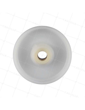 ROUE NYLON FORTE CHARGE DIAMÈTRE 160 MM CHARGE 200 KG AXE 25 MM LISSE - S2450 160/50 LM60 L25