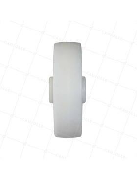 ROUE NYLON DIAMÈTRE 160 MM CHARGE 420 KG AXE 20 MM ROULEAUX - S2450 160/45 LM61 RR20