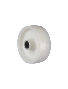 ROUE EN NYLON RENFORCÉ DIAMÈTRE 100 MM CHARGE 100 KG AXE 12 MM ET ROULEMENT A ROULEAUX- S2450 100/37 LM46 RR12