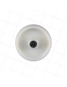 Wheel IN REINFORCED NYLON DIAMETER 100 MM LOAD 100 KG AXLE 12 MM AND Bearing WITH ROLLERS- S2450 100/37 LM46 RR12