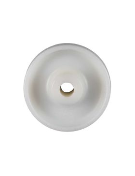 ROUE NYLON FORTE CHARGE DIAMÈTRE 125 MM CHARGE 400 KG AXE 20 MM LISSE - S2460 125/40 LM60 L20