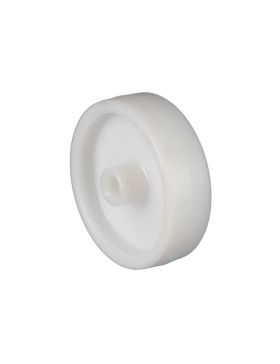 ROUE POLYPROPYLENE DIAMÈTRE 125 MM CHARGE 100 KG AXE 12 MM LISSE - S2450 125/36 LM45 L12