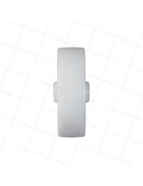 ROUE POLYPROPYLENE DIAMÈTRE 125 MM CHARGE 100 KG AXE 12 MM LISSE - S2450 125/36 LM45 L12