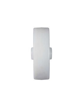 ROUE POLYPROPYLENE DIAMÈTRE 125 MM CHARGE 100 KG AXE 12 MM LISSE - S2450 125/36 LM45 L12