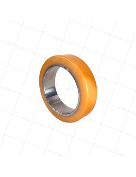 VULKOLLAN RING DIAMETER 200 MM WIDTH 50 MM LOAD 840 KG - 200/50-140 • Caujolle