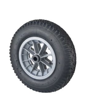 ROUE DE BROUETTE GONFLABLE ULTRA RENFORCÉE POUR MAÇONS DIAMÈTRE 400 MM CHARGE 150KG ROULEMENT A ROULEAUX DE 20 MM - S1006P 400 R