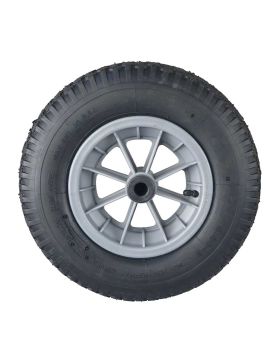 ROUE DE BROUETTE GONFLABLE ULTRA RENFORCÉE POUR MAÇONS DIAMÈTRE 400 MM CHARGE 150KG ROULEMENT A ROULEAUX DE 20 MM - S1006P 400 R