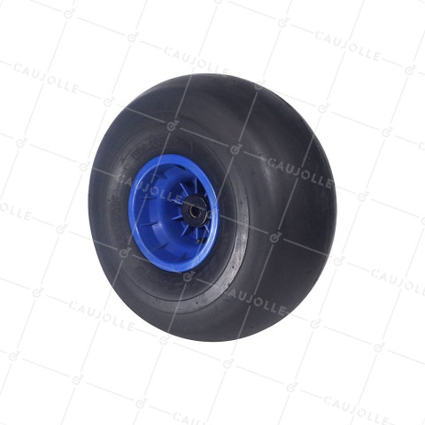 ROUE DE PLAGE BASSE PRESSION GEANTE DIAMETRE 545 CHARGE 380 KG AXE 25 MM ROULEMENT À BILLES - ROUE BALLON 21 POUCES RR25 • Caujolle
