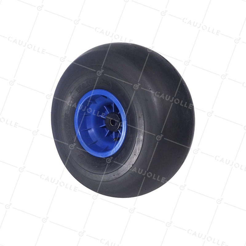 ROUE DE PLAGE BASSE PRESSION GEANTE DIAMETRE 545 CHARGE 380 KG AXE 25 MM ROULEMENT À ROULEAUX EN NYLON- ROUE BALLON 21 POUCES RR