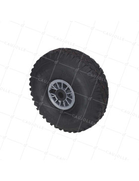 ROUE DE DIABLE GONFLÉE DIAMÈTRE 300 MM CHARGE 150KG ROULEMENT A BILLES 15MM - S2700P 300 L20 PREMIUM (3.00-4) • Caujolle