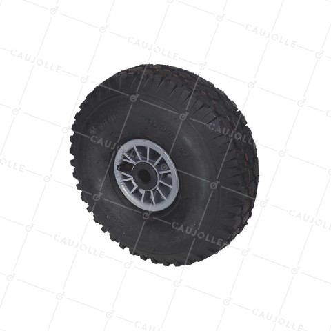 ROUE DE DIABLE GONFLÉE DIAMÈTRE 300 MM CHARGE 150KG ROULEMENT A BILLES 15MM - S2700P 300 L20 PREMIUM (3.00-4) • Caujolle