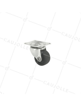 Castor SWIVEL IN ECO POLYPROPYLENE DIAMETER 25MM LOAD 10KG - S11PP 25 • Caujolle