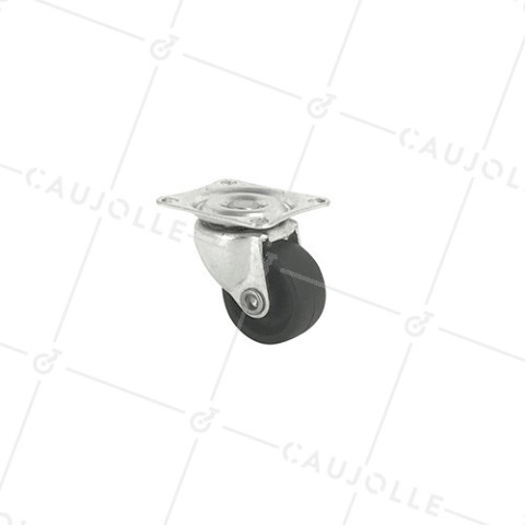 Castor SWIVEL IN ECO POLYPROPYLENE DIAMETER 25MM LOAD 10KG - S11PP 25 • Caujolle