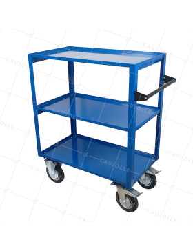 CHARIOT DE MANUTENTION A ROULETTES DIMENSION 900X600 MM • Caujolle