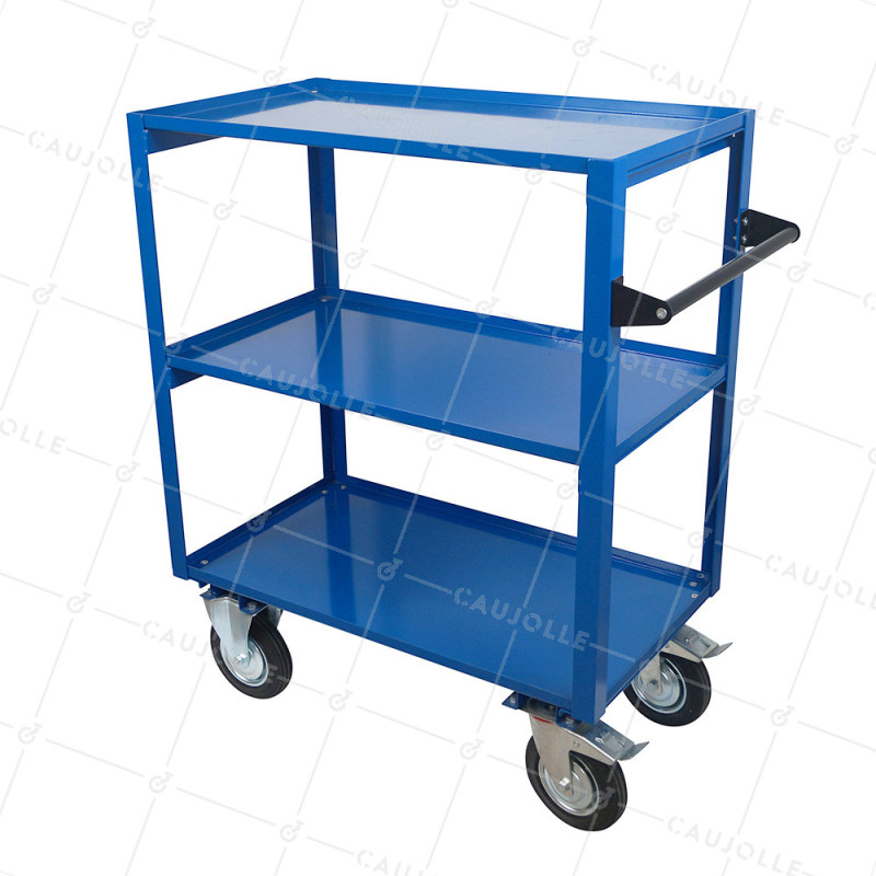 CHARIOT DE MANUTENTION A ROULETTES DIMENSION 900X600 MM 