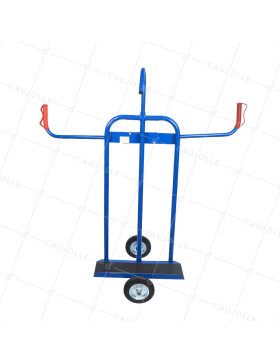 PANEL CARRIER CART FOR PLASTERERS AND CARPENTERS LOAD 300KG - SHEET CARRIER CART 600X200 • Caujolle