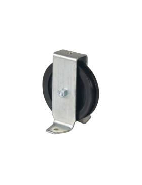 PULLEY WITH LEGS DIAMETER 70 MM LOAD 60 KG FOR 8 MM CABLE - PP70B