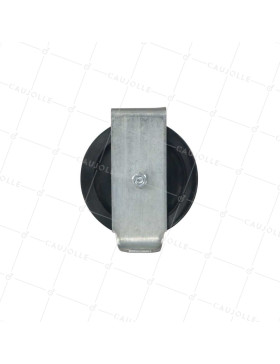 POULIE À PATTES DIAMÈTRE 70 MM CHARGE 60 KG POUR CABLE DE 8 MM - PP70B