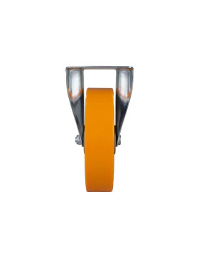 Castor FIXED POLYURETHANE WHEEL ALUMINUM RIM DIAMETER 200 MM LOAD 300KG - S75AR 200