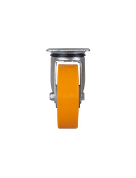 Castor SWIVEL CASTOR IN POLYURETHANE ALUMINUM RIM DIAMETER 160 MM LOAD 300KG - S74AR 160