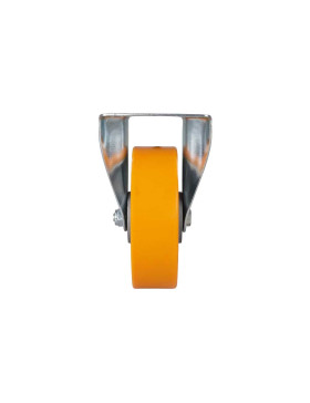 ROULETTE FIXE POLYURÉTHANE JANTE ALUMINIUM DIAMÈTRE 160 MM CHARGE 300KG - S75AR 160