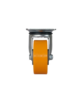 ROULETTE PIVOTANTE EN POLYURÉTHANE JANTE ALUMINIUM DIAMÈTRE 125 MM CHARGE 400KG - S74AR 125